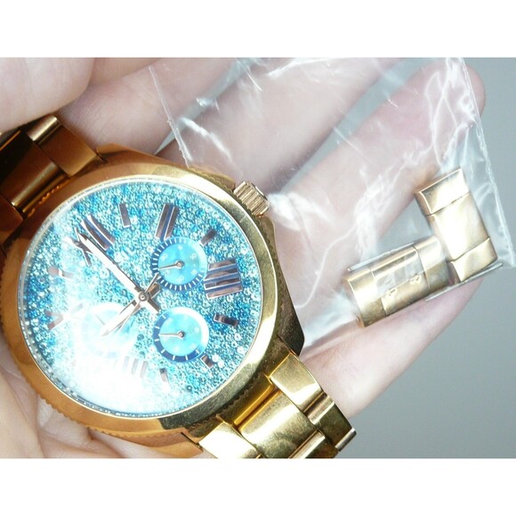 Women's Fossil Watch Cecile Rose Gold Crystallized Glitz AM4594 The Beat - Picture 8 of 9